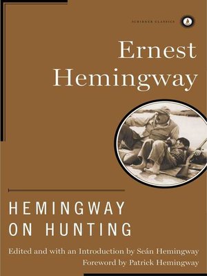 cover image of Hemingway on Hunting